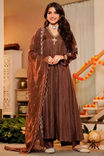 Coffee smart readymade fancy graceful suit 