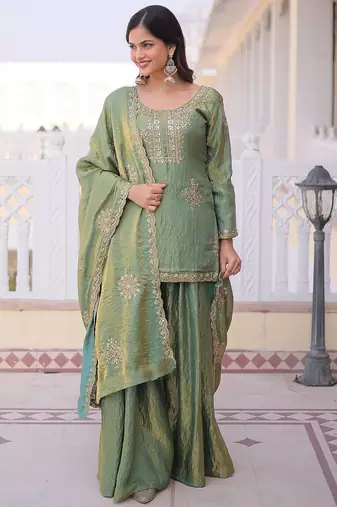 Pista smart readymade fancy graceful suit 