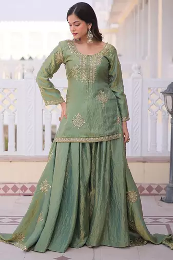 Pista smart readymade fancy graceful suit 