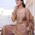 Peach smart readymade fancy graceful suit 