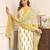 Yellow smart readymade fancy graceful suit 