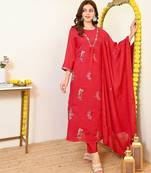 Red beautiful Kurta set