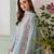 Sky blue color beautiful designer attire for glamorous party looks