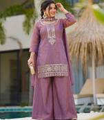 Lavender beautiful Kurta set