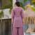 Lavender beautiful Kurta set