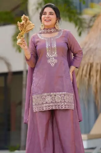 Lavender beautiful Kurta set
