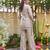 Cream beautiful Kurta set