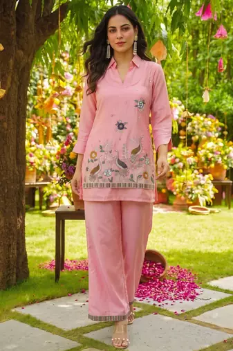 Peach beautiful Kurta set