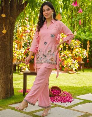 Peach beautiful Kurta set 5