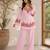 Pink color beautiful designer attire for glamorous party looks
