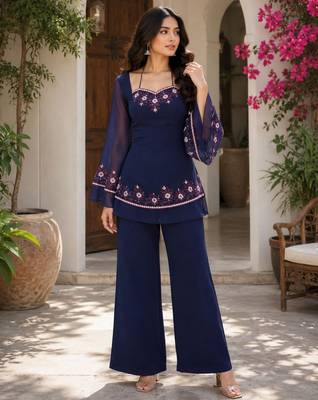 Blue beautiful Kurta set 1