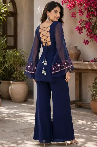 Blue beautiful Kurta set