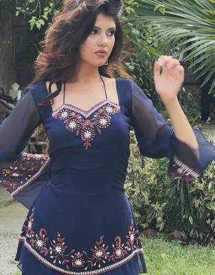 Blue beautiful Kurta set 3