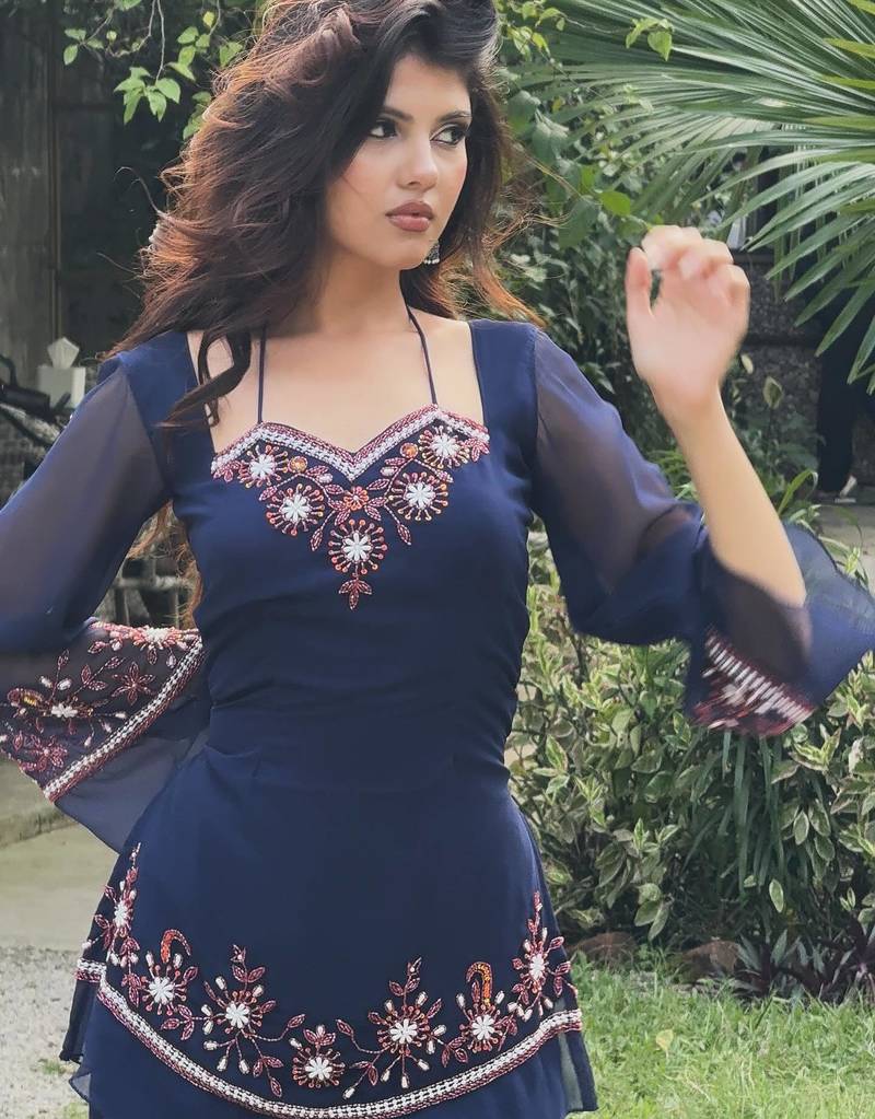 Blue beautiful Kurta set