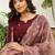 Maroon chinon embroidered ethnic readymade suit 