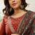 Rust jio cotton embroidered ethnic readymade suit 
