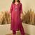 Cherry zora silk embroidered ethnic readymade suit 