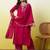 Pink vichitra embroidered ethnic readymade suit 