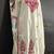 Off white embroidered ethnic partywear suit 