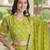 Green embroidered Readymade Lehenga choli