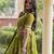 Green embroidered Readymade Lehenga choli