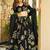 Black French Crepe Digital Printed Ethnic Lehenga Set
