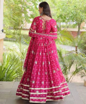 Pink Color Smart Readymade Lehenga For Special Festive Looks 2
