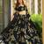 Black French Crepe Digital Printed Ethnic Lehenga Set