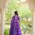 Purple embroidered Readymade Lehenga choli