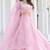 Baby Pink Organza Ceremonial Lehenga Set