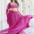 Pink Organza Ceremonial Lehenga Set