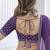 Violet Organza Ceremonial Lehenga Set