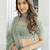 Green Organza Ceremonial Lehenga Set