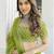 Perrot Green Organza Ceremonial Lehenga Set