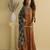 Brown color beautiful embroidered graceful wedding special palazzo dress