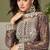 Mouve color chinon fabric designer wedding special palazzo dress for girls