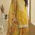 Mustard color beautiful embroidered graceful wedding special palazzo dress