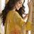 Mustard color beautiful embroidered graceful wedding special palazzo dress