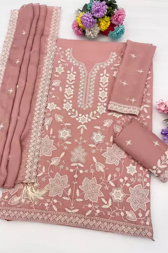Peach color smart and graceful sharara dress for trendy girls