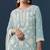 Sky blue color smart and graceful sharara dress for trendy girls