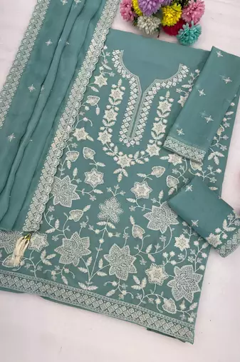 Sky blue color smart and graceful sharara dress for trendy girls