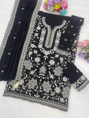 Black color smart and graceful sharara dress for trendy girls 3