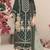 Georgette fabric mahendi color designer embroidered graceful partywear salwar kameez