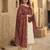 Maroon color designer digital printed fancy dupatta for ceremonial looks