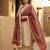 Red color designer digital printed fancy dupatta for ceremonial looks