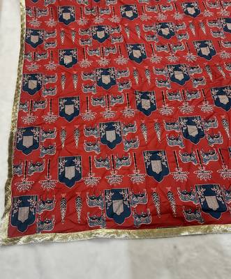 Red color designer digital printed fancy dupatta for ceremonial looks 2