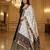 White color designer digital printed fancy dupatta for ceremonial looks