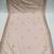 Peach color organza fabric dori embroidery work fancy ceremonial dupatta