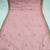 Pink color organza fabric dori embroidery work fancy ceremonial dupatta