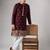 Smart and graceful wine color viscose silk men's ceremonial attire